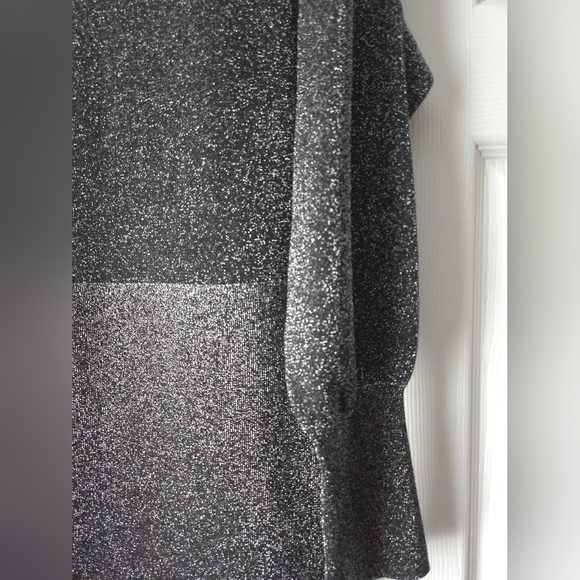 NWOT Michael Kors Gray Metallic Knit Sweater Dress size L - Picture 6 of 14